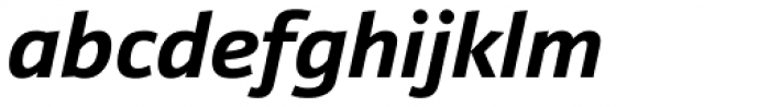 Yefimov Sans Bold Italic Font LOWERCASE
