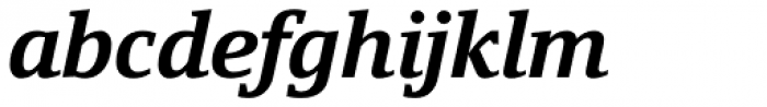 Yefimov Serif Bold Italic Font LOWERCASE