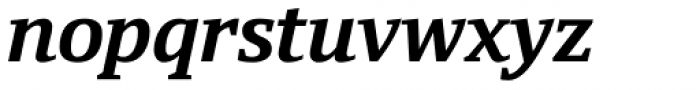 Yefimov Serif Bold Italic Font LOWERCASE