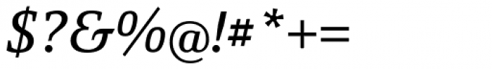 Yefimov Serif Italic Font OTHER CHARS