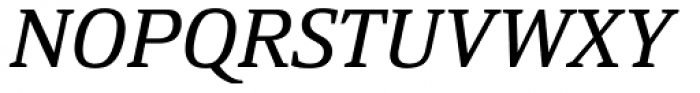 Yefimov Serif Italic Font UPPERCASE