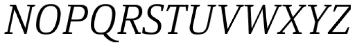 Yefimov Serif Light Italic Font UPPERCASE
