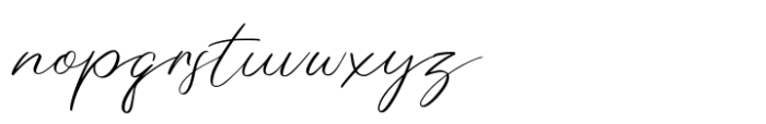 Yelenia Sareta Font LOWERCASE