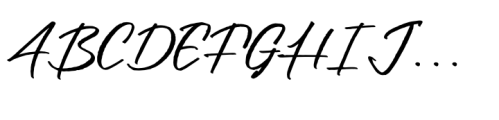 Yelgani Regular Font UPPERCASE