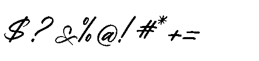 Yeliska Dasmithe  Regular Font OTHER CHARS