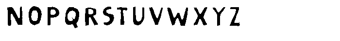 Yellow Day Inside Font UPPERCASE