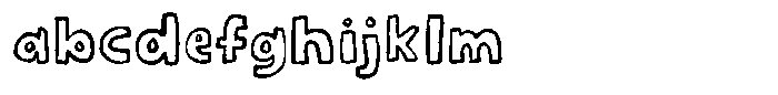 Yellow Day Outline FONT