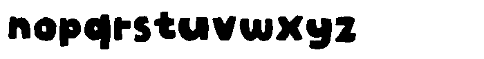 Yellow Day Regular Font LOWERCASE