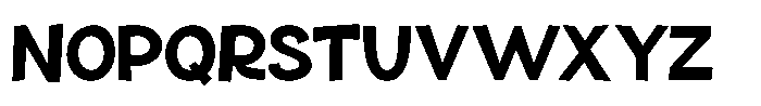 Yellow Ramen Regular Font UPPERCASE