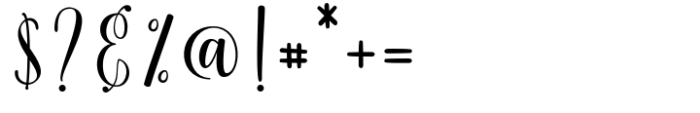 Yenthida Font OTHER CHARS