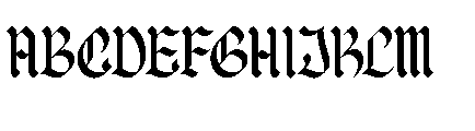 Yeremia Font UPPERCASE
