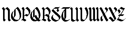 Yeremia Font UPPERCASE
