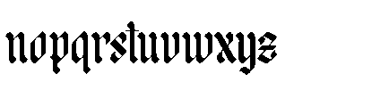 Yeremia Font LOWERCASE