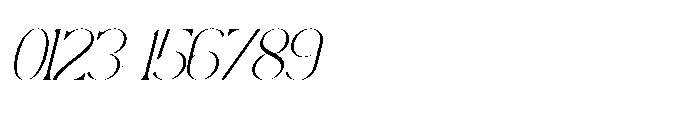 Yerindar Italic Font OTHER CHARS