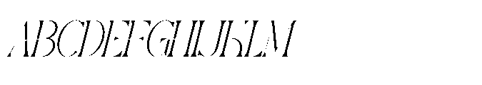 Yerindar Italic Font UPPERCASE