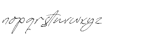 Yessiou Saphire Italic Font LOWERCASE