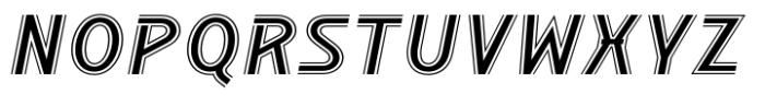 Yetos Pro Cloth Italic Font UPPERCASE