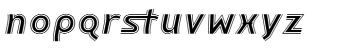 Yetos Pro Cloth Italic Font LOWERCASE