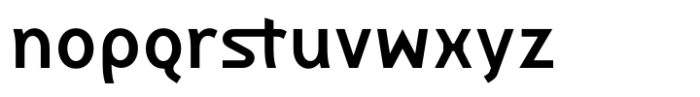 Yetos Pro Semi Bold Font LOWERCASE