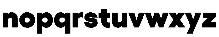 Yellix TRIAL Black Instance Font LOWERCASE