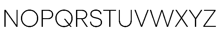 Yellix TRIAL Light Instance Font UPPERCASE