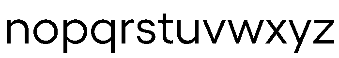 Yellix TRIAL Regular Instance Font LOWERCASE