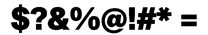 YetGrotesk Black Font OTHER CHARS