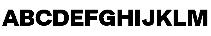 YetGrotesk Black Font UPPERCASE