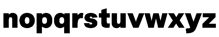 YetGrotesk Black Font LOWERCASE