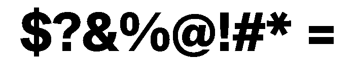YetGrotesk Extrabold Font OTHER CHARS
