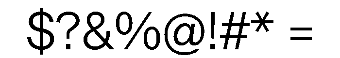 YetGrotesk Semilight Font OTHER CHARS