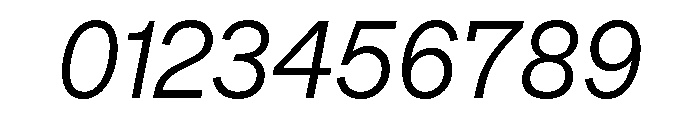 YetGrotesk SemilightItalic Font OTHER CHARS