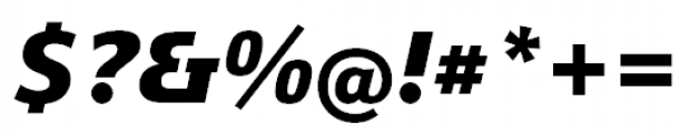 Yefimov Sans Black Italic Font OTHER CHARS