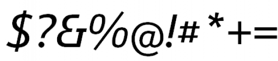 Yefimov Sans Italic Font OTHER CHARS