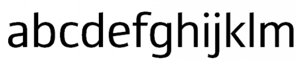 Yefimov Sans Regular Font LOWERCASE