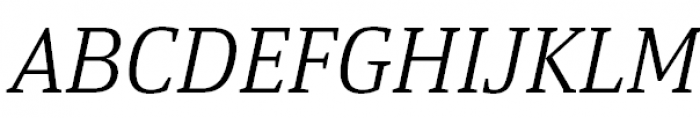 Yefimov Serif Light Italic Font UPPERCASE