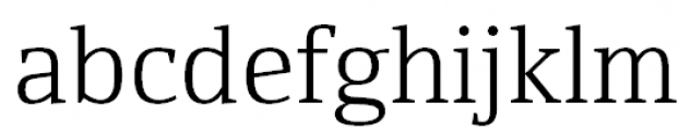 Yefimov Serif Light Font LOWERCASE