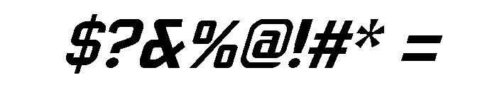 Yearling Bold Italic Font OTHER CHARS