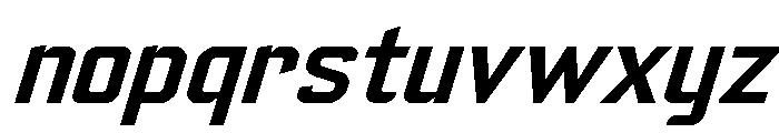 Yearling Bold Italic Font LOWERCASE