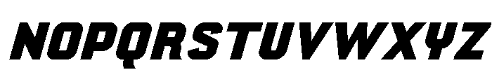 Yearling Extra Bold Italic Font UPPERCASE