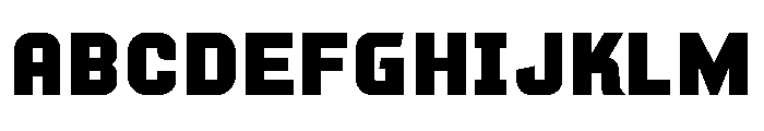 Yearling Extra Bold Font UPPERCASE