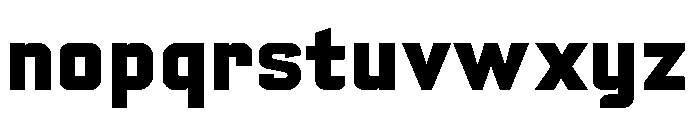 Yearling Extra Bold Font LOWERCASE