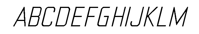 Yearling Light Italic Font UPPERCASE