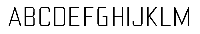 Yearling Light Font UPPERCASE