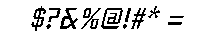 Yearling Regular Italic Font OTHER CHARS