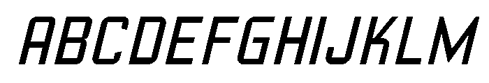 Yearling Regular Italic Font UPPERCASE