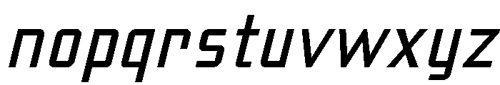 Yearling Regular Italic Font LOWERCASE
