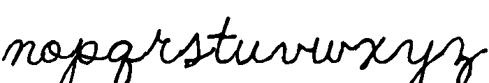 Yellabelly Regular Font LOWERCASE