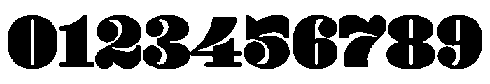 Yellow Numbers Soft Font OTHER CHARS