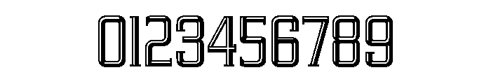 Yeoman Gothic Bold Engraved Font OTHER CHARS